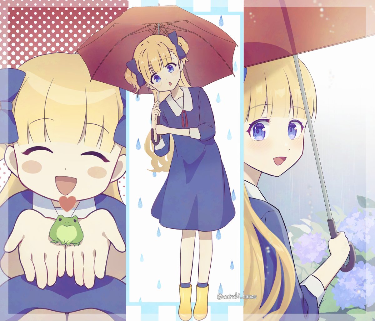 warabi_hanae's tweet photo. 雨の日エミリコ☂️ https://t.co/7kwPu9Zztx