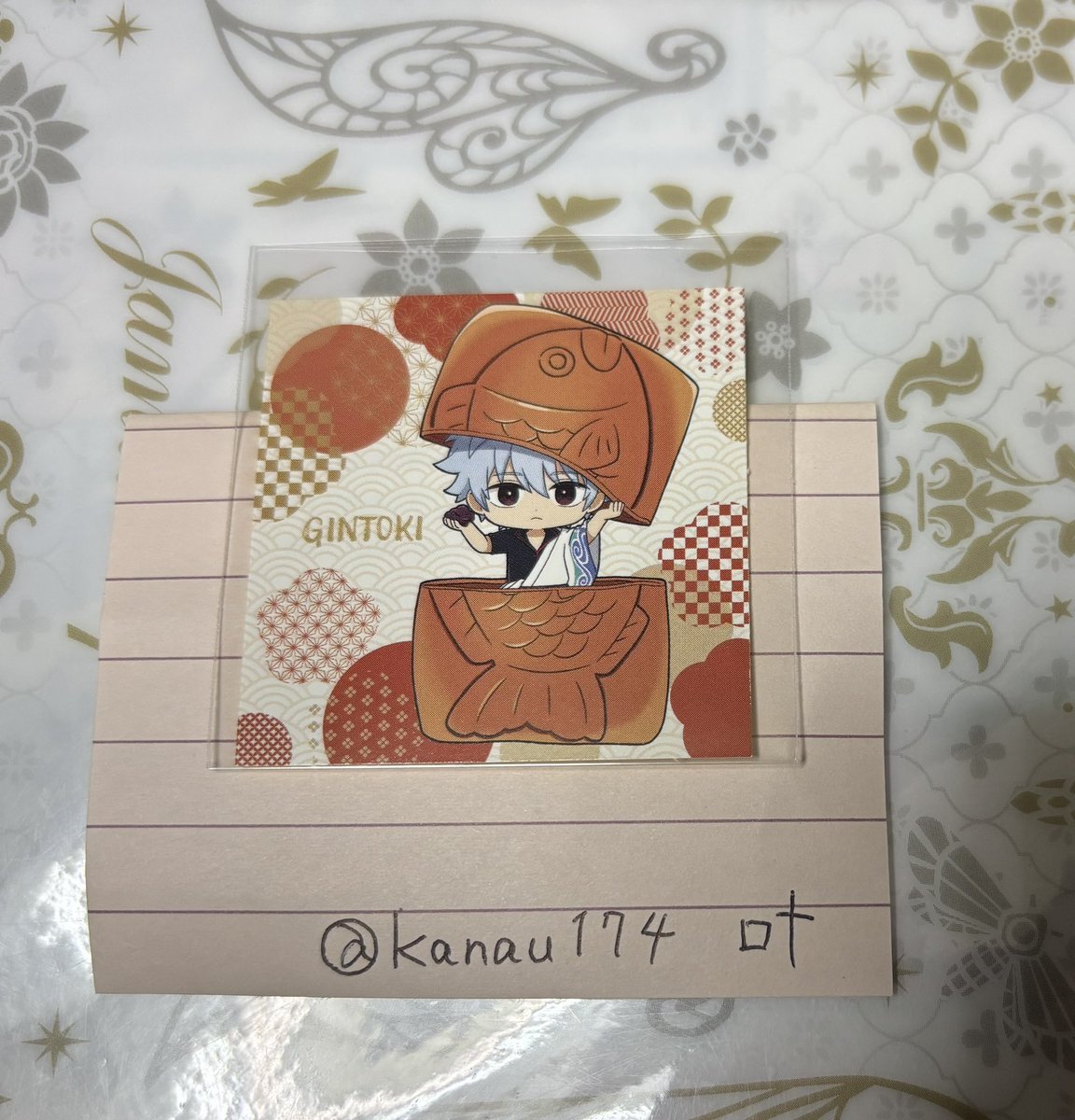 kanau174's tweet photo. 【交換】銀魂 銀だこ たい焼き 特製コラボ シール
【譲】B(１枚目画像)
【求】A(２枚目画像)
郵送希望。よろしくお願いいたします。 https://t.co/eDi4rouUff