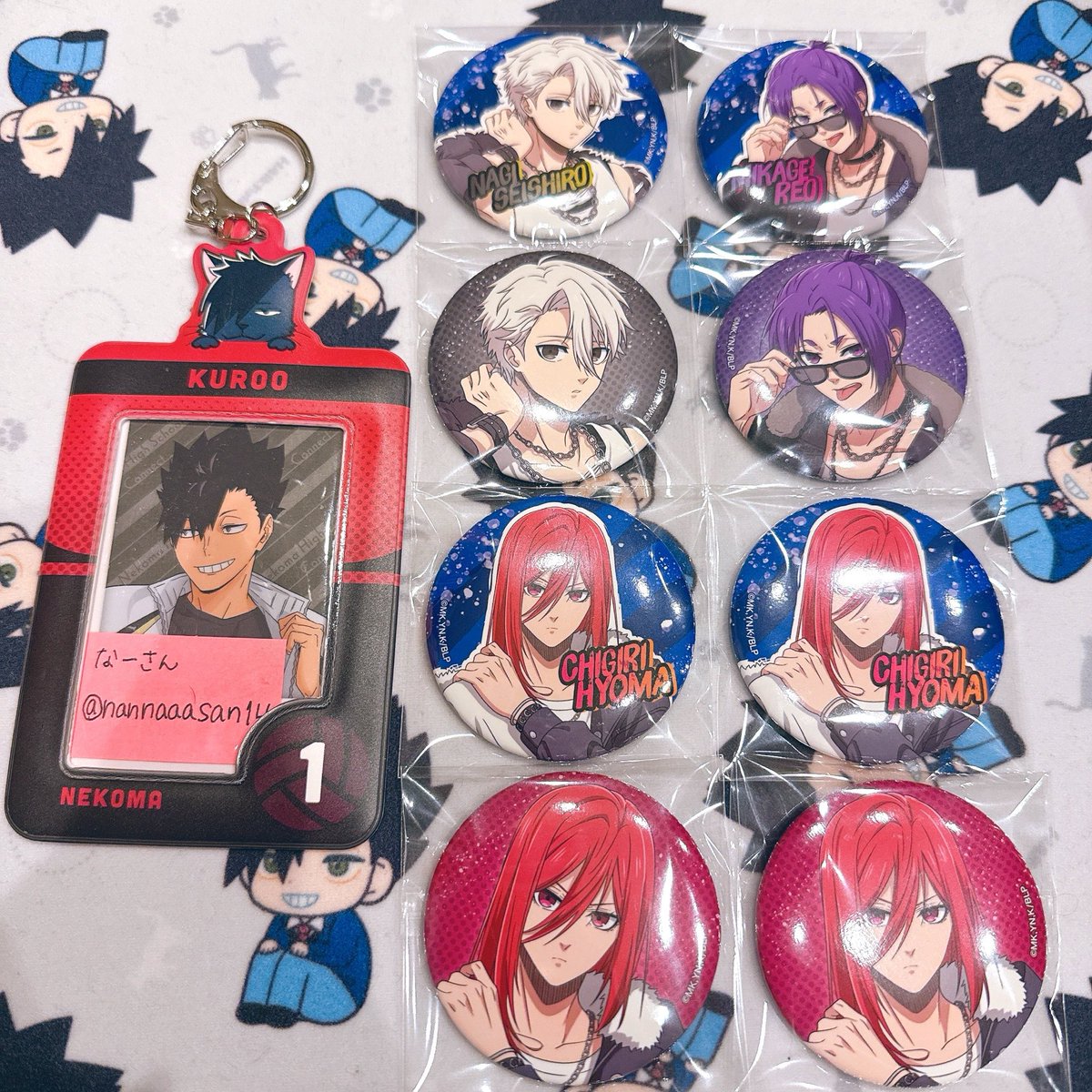 nannaaasan14's tweet photo. 【交換】
ブルーロック ブルロ ワイルドエンカウント TreeVillage ツリビレ キャラバッジコレクション 缶バッジ 特典 ステッカー

譲）
①缶バ：凪、玲王、千切
②特典：潔、凛、凪、玲王

求→同種蜂楽
①はアップ、引き同数希望

郵送📮
初回プロフご確認願います🙇‍♀️

よろしくお願いします🙏 https://t.co/jTotVhSAe7