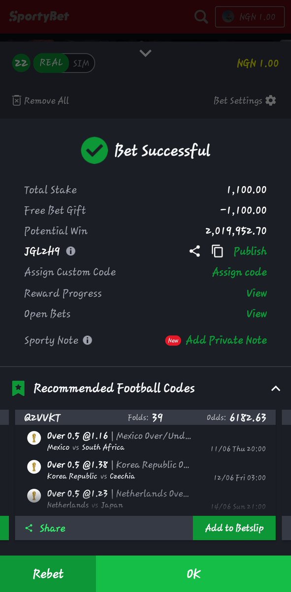 cz_tipster's tweet photo. JGL2H9
Sporty/Football.com 
GL https://t.co/VpdUcfveKG