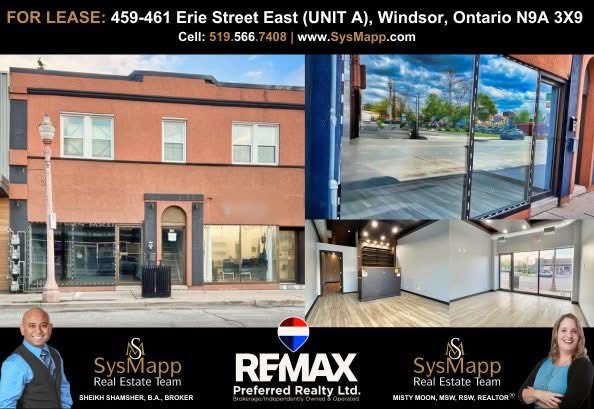 MMoonREAgent's tweet photo. *** Commercial Lease ***

459-461 Erie Street East, Unit A, Windsor, Ontario N9A 3X9 | Great location in the heart of Little Italy | Call/Text: 519.566.7408 | https://t.co/9GGLvViNt4

For more information including photos, please click the link below:

https://t.co/SQ98yPL6LN https://t.co/DtJXTzAI1y