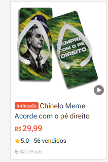 bruwars's tweet photo. Eu aqui na minha paz pesquisando chinelos e aparece essa aberração. https://t.co/F6nTToFucn