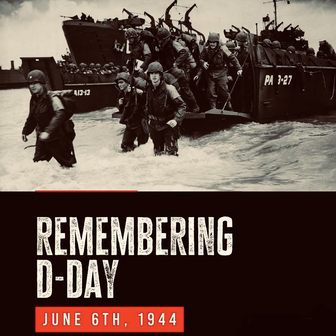 NCGOP's tweet photo. REMEMBERING D-DAY
June 6, 1944

82 years ago today, brave American and Allied heroes stormed the beaches of Normandy to defeat tyranny and defend freedom.

Thank you to the Greatest Generation for your extraordinary courage and sacrifice that changed the course of history. https://t.co/ViTS8QYlJn