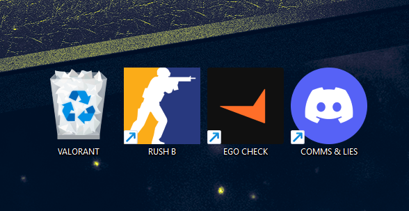 sawggofficial's tweet photo. A respectable gamer’s desktop: https://t.co/L4pD7SV9hG