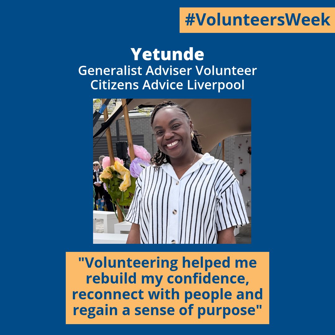 CitizensAdvice's tweet photo. Did you know our volunteers support their communities while also:

💪 Boosting their own confidence and wellbeing
📚 Gaining valuable skills and experience
👥 Meeting people from all walks of life

Feeling inspired? Read more ⤵️
https://t.co/vWSJMfomKR

#VolunteersWeek https://t.co/pJalCp2bCA