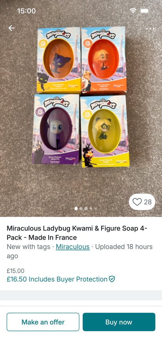 tuffasbeans's tweet photo. I want to smell like the miraculous ladybug soap omfg pls someone buy this for me💔 https://t.co/ITskcRNVkV