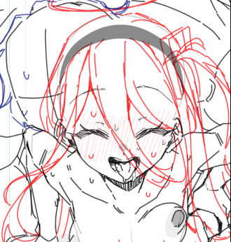 sinrisk's tweet photo. 下書き…下書き… https://t.co/iFL3cLEhdi