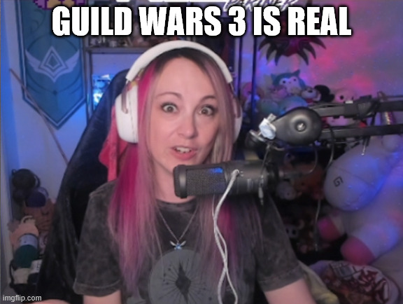 kewnedragon's tweet photo. Waking up and realizing Guild Wars 3 wasn't a dream!?  Stream will be going live with Guild Wars 2 in aboot 15 mins! So excited for the future of Tyria!  #GuildWars #GuildWars2 #GW2 #GuildWars3 https://t.co/nbGspXZvUA