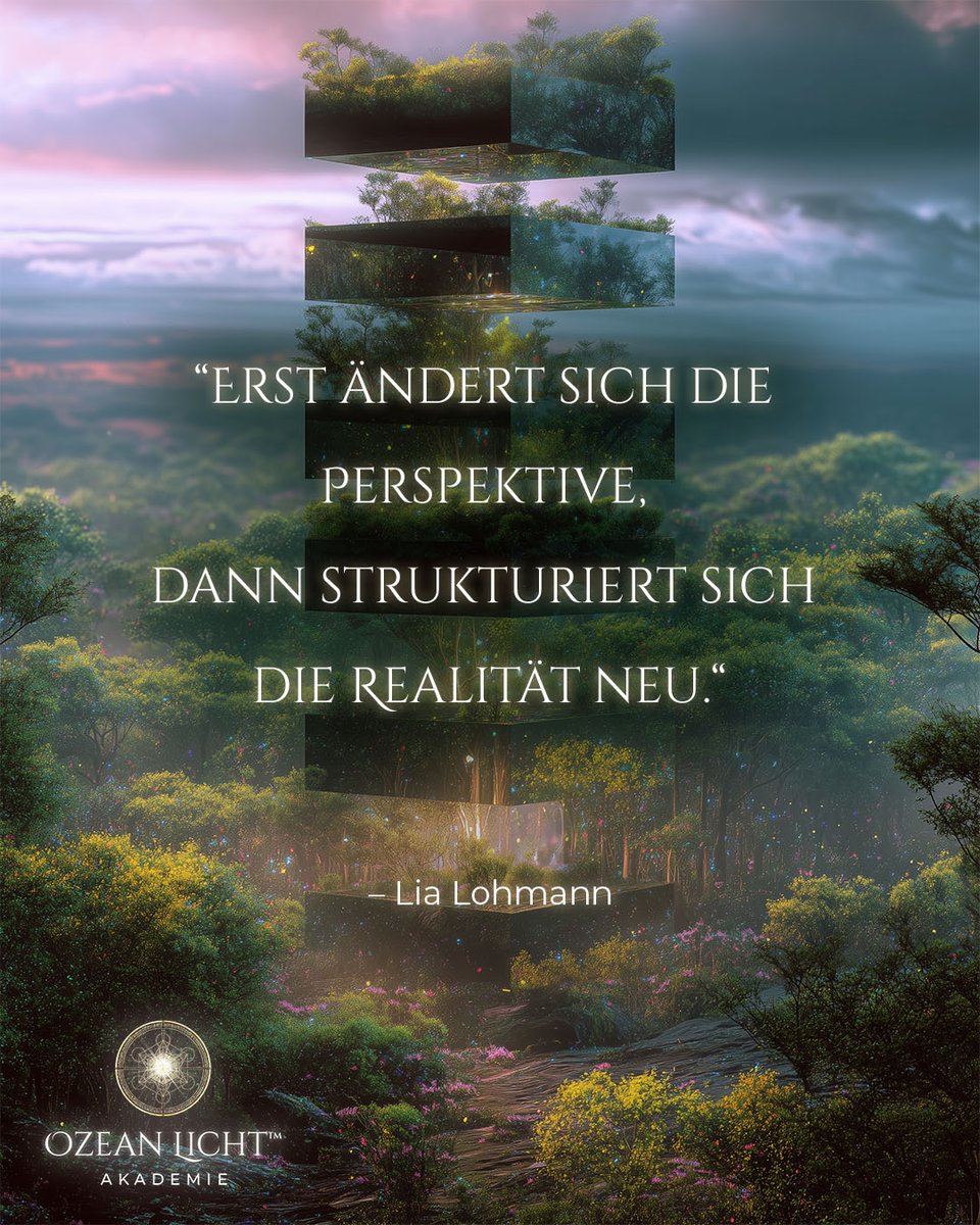 OzeanLicht's tweet photo. ♥️

“Erst ändert sich die
Perspektive,
dann strukturiert sich
die Realität neu.“

-Lia Lohmann

#quotes #inspiration #metaphysics #ozeanlicht https://t.co/zu7Lz6vOof