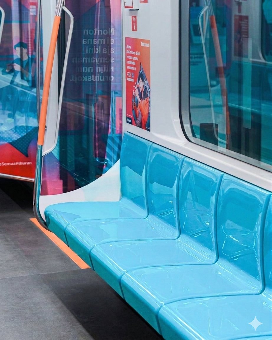 dadadidap's tweet photo. @yappingfess Sebenernya cara paling gampang memperbanyak kapasitas duduk adalah bikin sekat kursi perorang kayak MRT gini &amp; sekatnya dibuat lebih nonjol.
Jadi gaada lagi orang egois yang makan 2 tempat sekaligus, apalagi orang yg demen ngangkang selebar goa kayak minta dirodok mas amba. https://t.co/3bjBsa2bn8