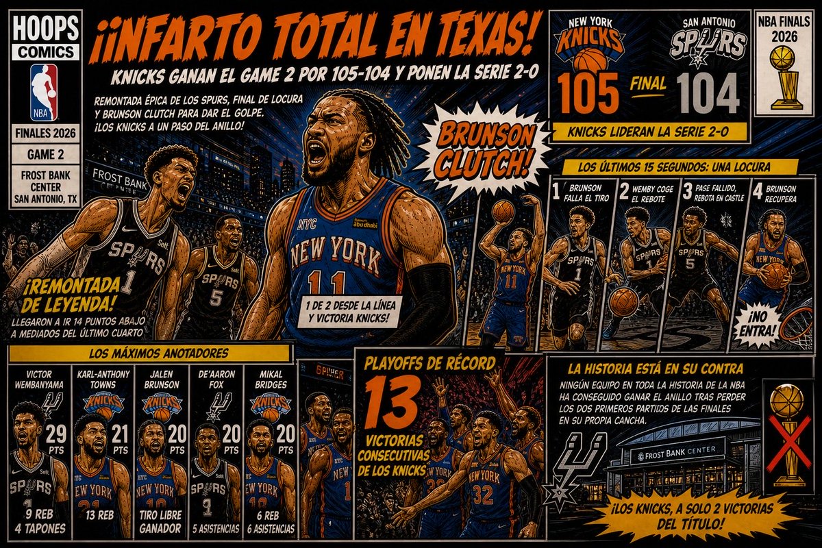 ThreePeatNBA's tweet photo. El partido de ayer resumido en formato cómic. WEMBY ES HUMANO!!! https://t.co/vf2Ird0RV3