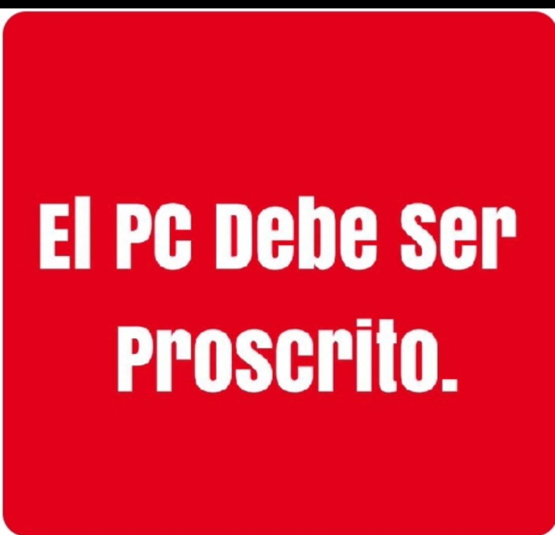Ineche2's tweet photo. #PROSCRIBIRalPartidoCOMUNISTA https://t.co/AloCqe1S1O
