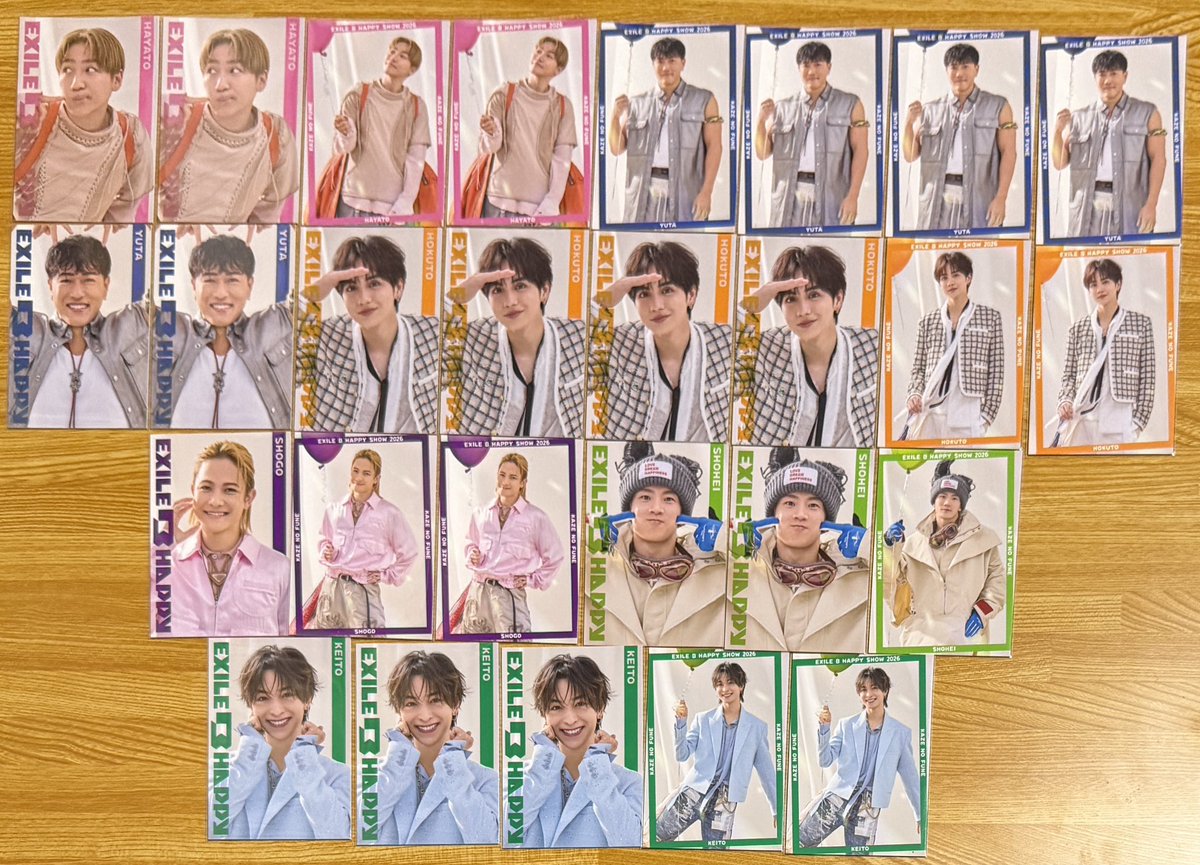 SSLR_cshk's tweet photo. EXILE B HAPPY ビーハピ かぜのふね フォトカ アクスタ 交換

【譲】画像参照人

【求】TETSUYA 中島颯太 アクスタ TETSUYA or異種

シクレ⇄シクレ
同種決まり次第異種可
📮郵送📮
お写真付きでお気軽にお声掛けください https://t.co/9Fw2AtdUj5