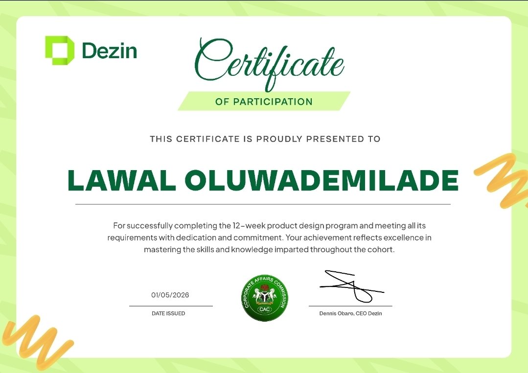 Hypeyouth444's tweet photo. A huge milestone in the life of every designer, Im excited to announce that im now a certified UIUX designer, and I'm open to collaboration and projects.

This is just the beginning, I want to use this medium to connect with every designer out here, and let's become a community. https://t.co/cqjzKY6X0b