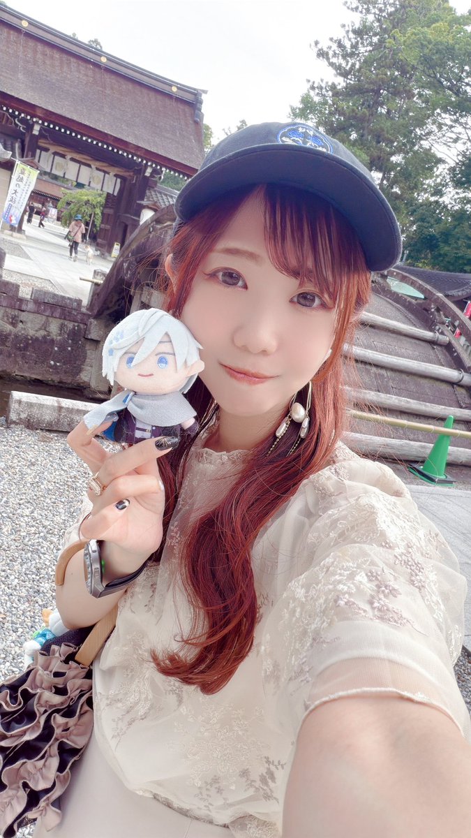 ___szsm___'s tweet photo. ぱくちょぎくんと多賀大社❣️ https://t.co/gYhEHNFUFx