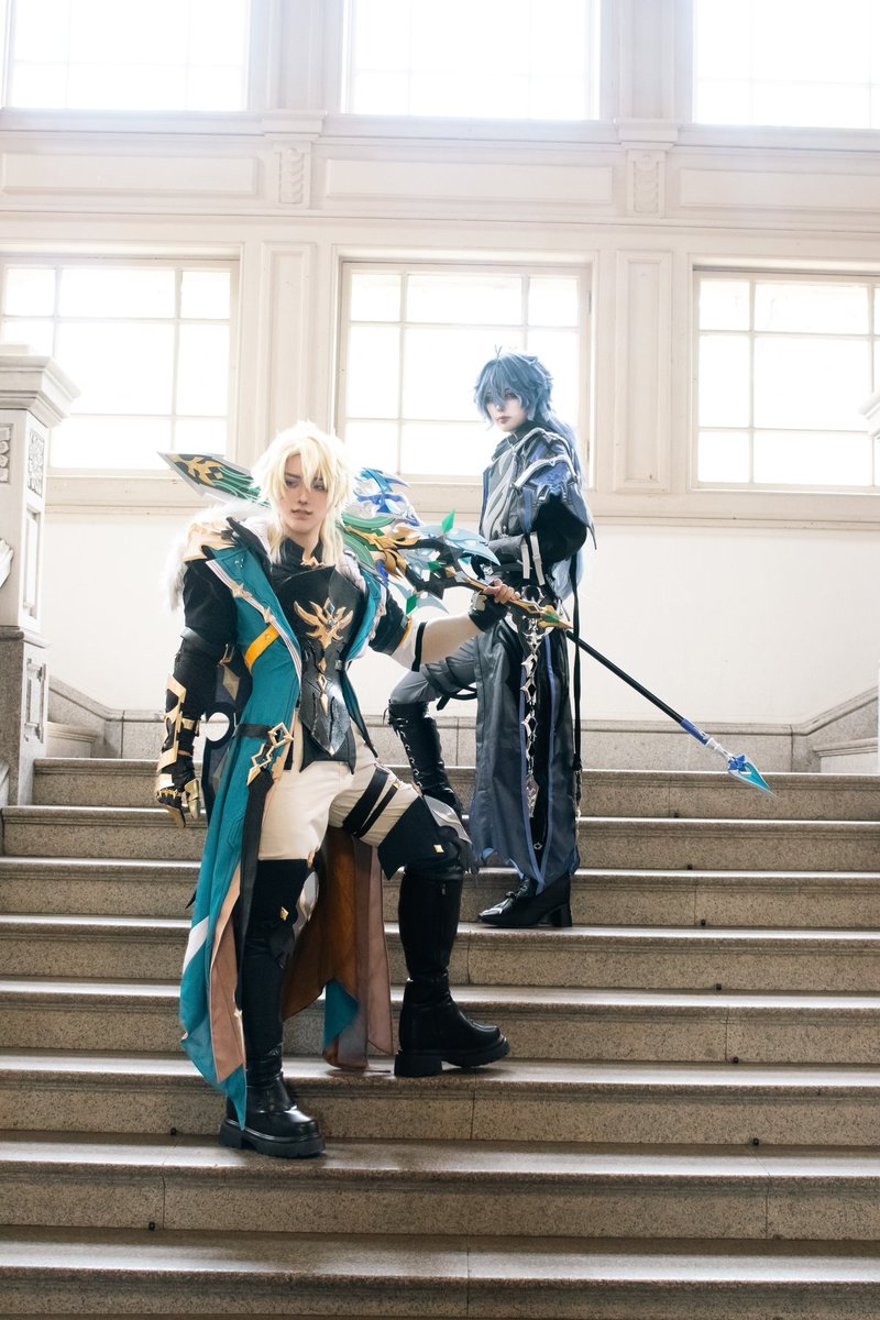 VFkoshEGQ0CvOCB's tweet photo. COS:原神/GenshinImpact

ー   気高く 崇高な  ー

Photo:@tadanote11
ファルカ/Varka
→@7iKbbo49nFyMb0a 
フリンズ/Flins
→りぱむ https://t.co/DgtT6OeSdO