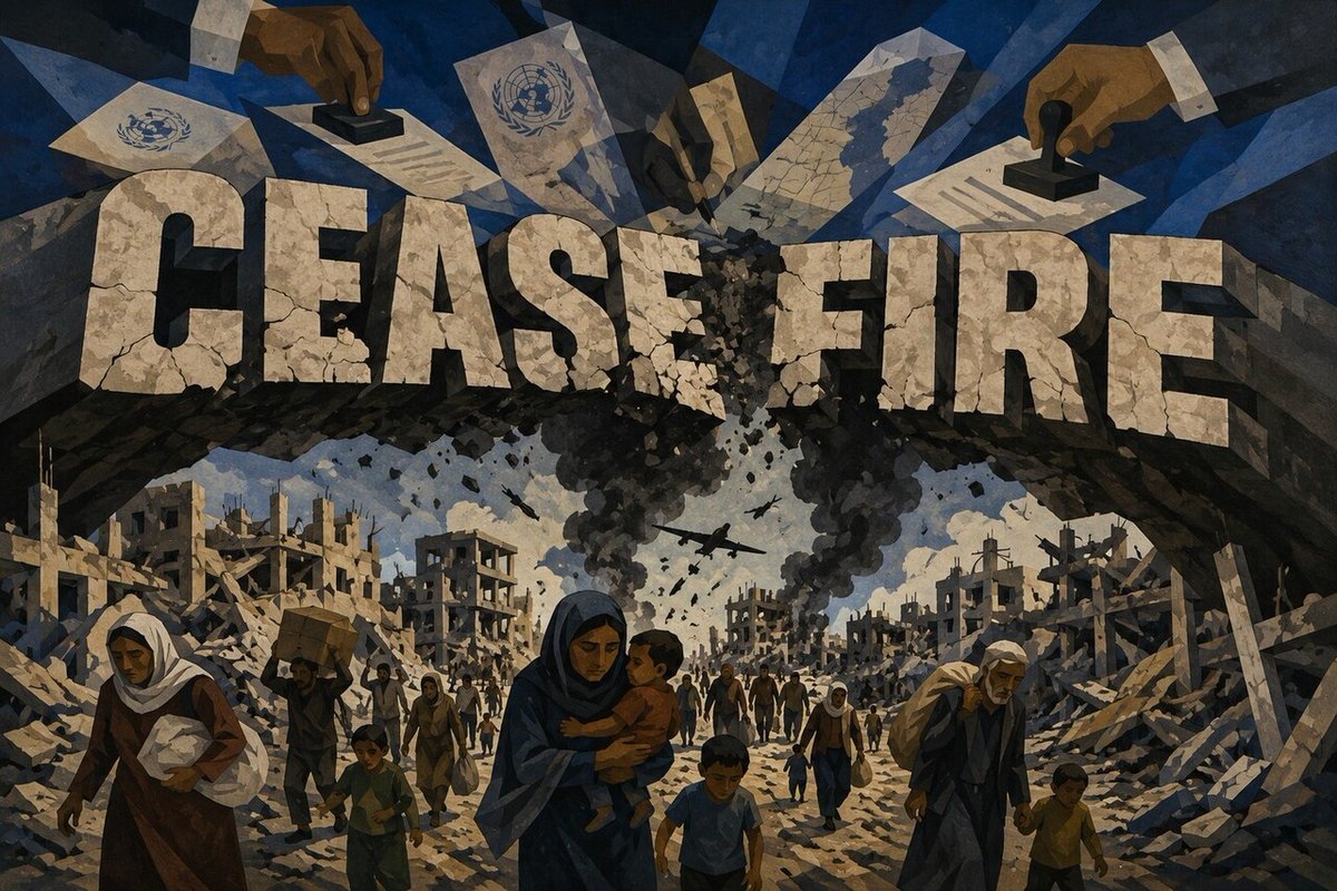 DickandSharon's tweet photo. When Language Becomes a Casualty of War • Vijay Prashad: A ceasefire is supposed to silence weapons and create space for peace. What happens when the word survives but the violence does not stop? https://t.co/77LgZsW7oF have great deals... https://t.co/oKIevQUEZG