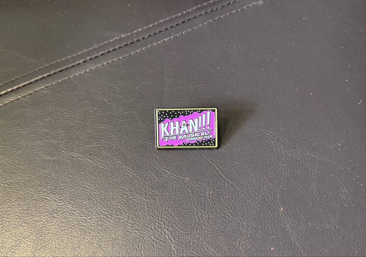 KhanTheMusical's tweet photo. New enamel pin design!

Available from our booth at @treklongisland June 12-14! https://t.co/lS6shKvl1c