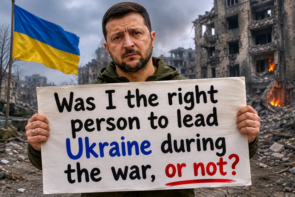 Green__Glamour's tweet photo. Was Zelensky the right person to lead Ukraine during the war ?

ABSOLUTELY, YES 🙌 
NO 👎 https://t.co/UknY92Jzkw