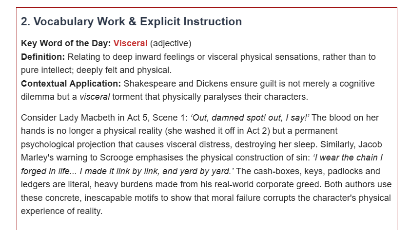 GauravDubay3's tweet photo. Created an intervention booklet pushing grade 7 students to grade 9 for English Literature, Paper 1 (AQA) with a specific focus on thesis statements for 'Macbeth' and 'ACC'. @teachals @SPryke2 @HughesHaili books were very helpful. Can be accessed via https://t.co/NAWZUM68To https://t.co/lzDYVgJqw0