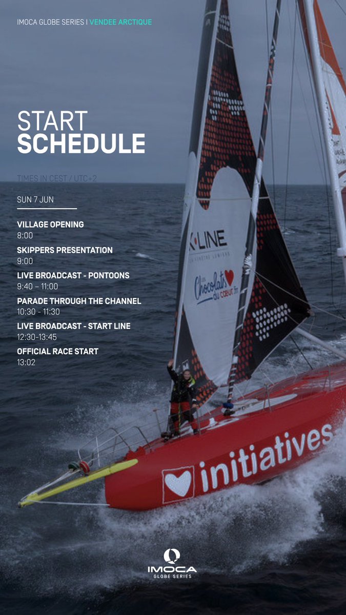 ImocaGS's tweet photo. Vendée Arctique: D-Day is here. ⛵❄️ https://t.co/XHkCQnEGdr