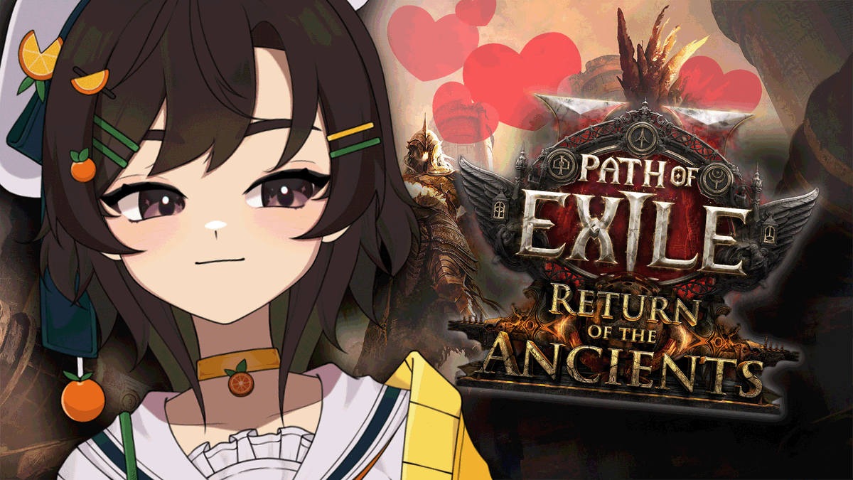 citrus_sunshine's tweet photo. i'm not gonna lie, this path is seriously stressing me out. i need homeslices to distract me from the pain of getting my ass handed to me. 🍊

playing more path of exile 2 at 1pm PST !!!! ⤵️ https://t.co/GqHLyiZ7hg