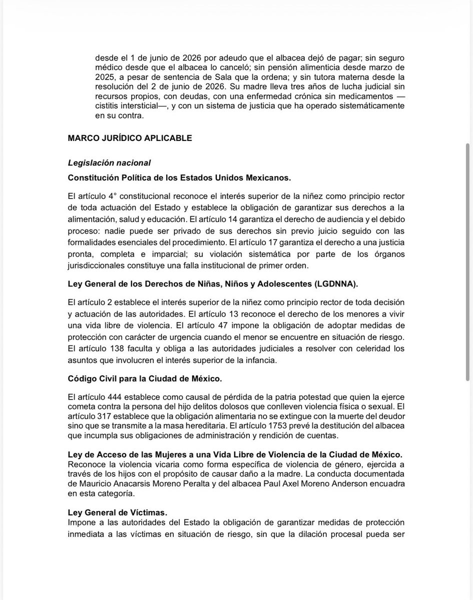 PiaFelixDiaz's tweet photo. 🚨 Un niño víctima de abuso sexual está en riesgo de quedarse sin hogar y sin escuela mientras su derecho a recibir pensión alimenticia sigue sin hacerse efectivo. 💔

¿Dónde está la protección a la niñez cuando las decisiones judiciales dejan a las víctimas en la indefensión? https://t.co/kpFIyt5ZYs