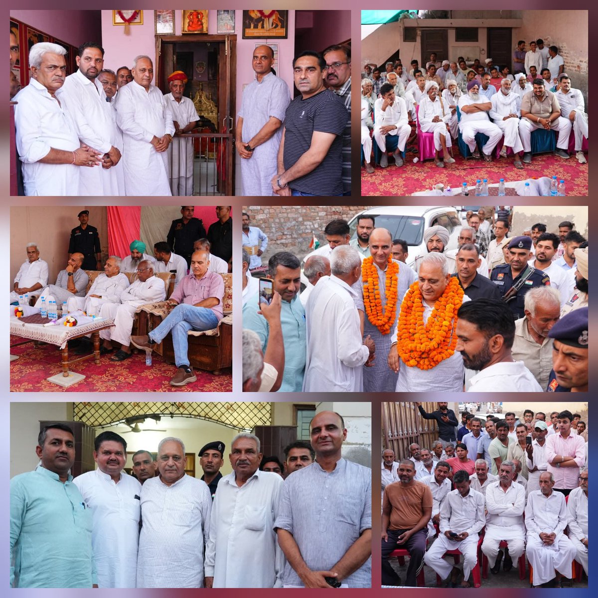 SandeepJakharpb's tweet photo. Out and about with @RanbirGangwa ji in preparations for the rally of CM Hry @NayabSainiBJP ji on the 13th in Abohar at 10 am. Getting a great response. People want a change in favour of @BJP4Punjab. @sunilkjakhar @KewalDhillonPB @manthriji https://t.co/fyYjdCUUJv