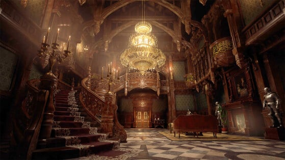 TheItchyTasty's tweet photo. A Capcom já fez tantos cenários parecidos com a mansão na RE Engine, que fazer o remake do 1 vai ser fichinha https://t.co/Cd28vpKqHF