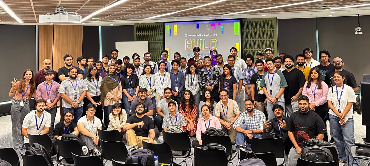 knowShubhangi's tweet photo. Build Localhost Delhi! 

Wrapped up! ✨
@GlobAICommunity @GitHubEducation @Qualcomm_Dev #MSBuild https://t.co/LFBiSFjxy4