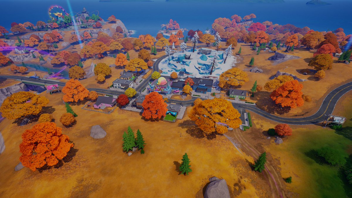 ScyanYT's tweet photo. FORTNITE 5 REALITIES THEORY TURNS TRUE 😭😭 GENO BRINGS THEM ALL IN

1- Jungle, you can see jungle references in it
2- Oathbound, the modern part of it. You can see an oathbound mine here too
3- Japanese reality, based on that city poi and filled with japanese reality references
4- Small pieces of frozen reality still here
5- Desert, if you remember ch5 greek reality had deserted parts too that came to map. This is that part of greek reality

So 5 realities theory was true all along. And its all here. Its over. I can finally stop fighting