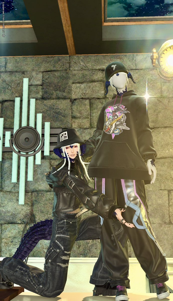 FF14_OffStream's tweet photo. サキュバスフーディーオーバーサイズのセット再入荷です！！！ https://t.co/CJDlcywbEg