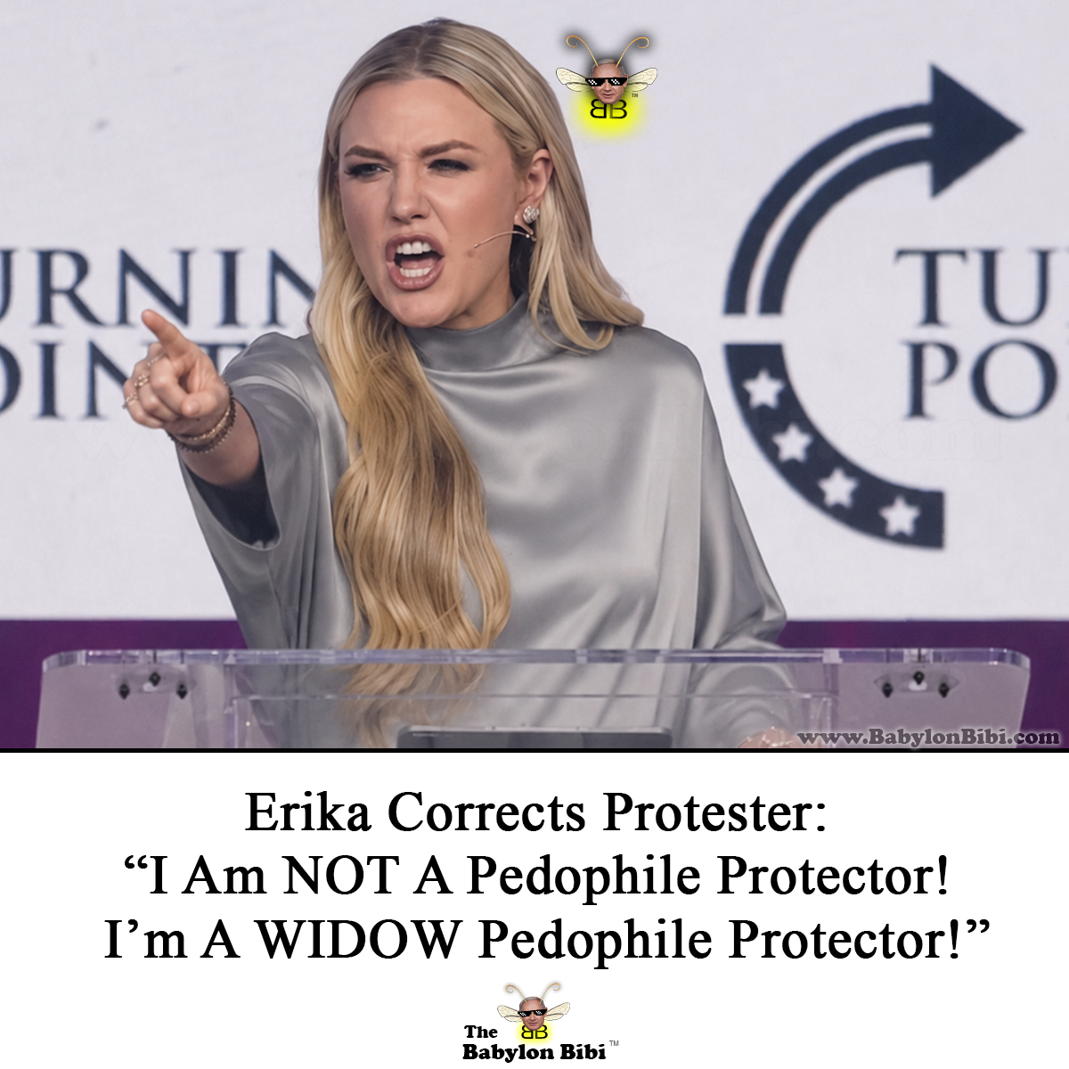 BabylonBiBi's tweet photo. She's a WIDOW first, and THEN a pedo protector. https://t.co/rvqGgzYDHI