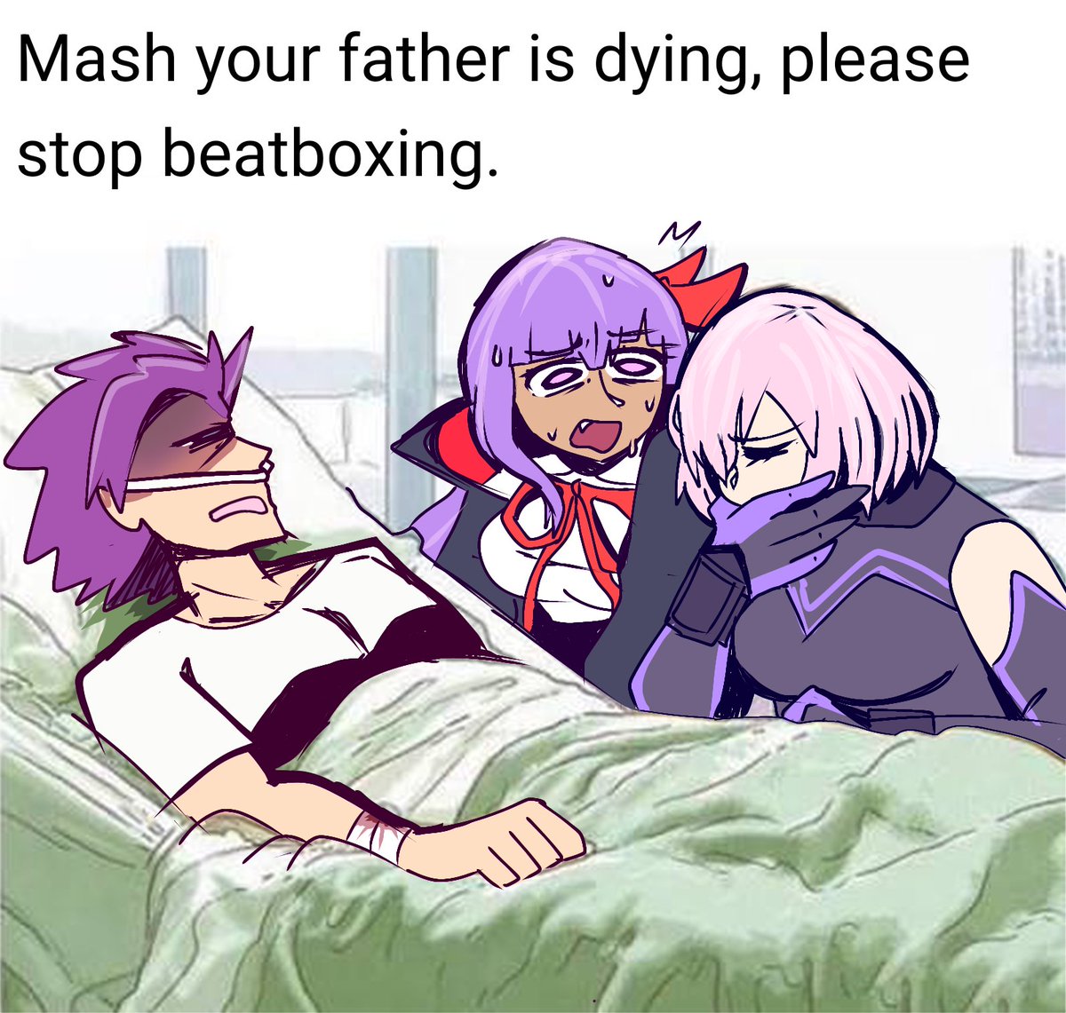 MattKirielite's tweet photo. God has forsaken me and this is the only thing I contribute to win my place back in heaven. What in the soul-shackling FUCK.

#fgo shitpost from yours truly https://t.co/2uErycZFLH