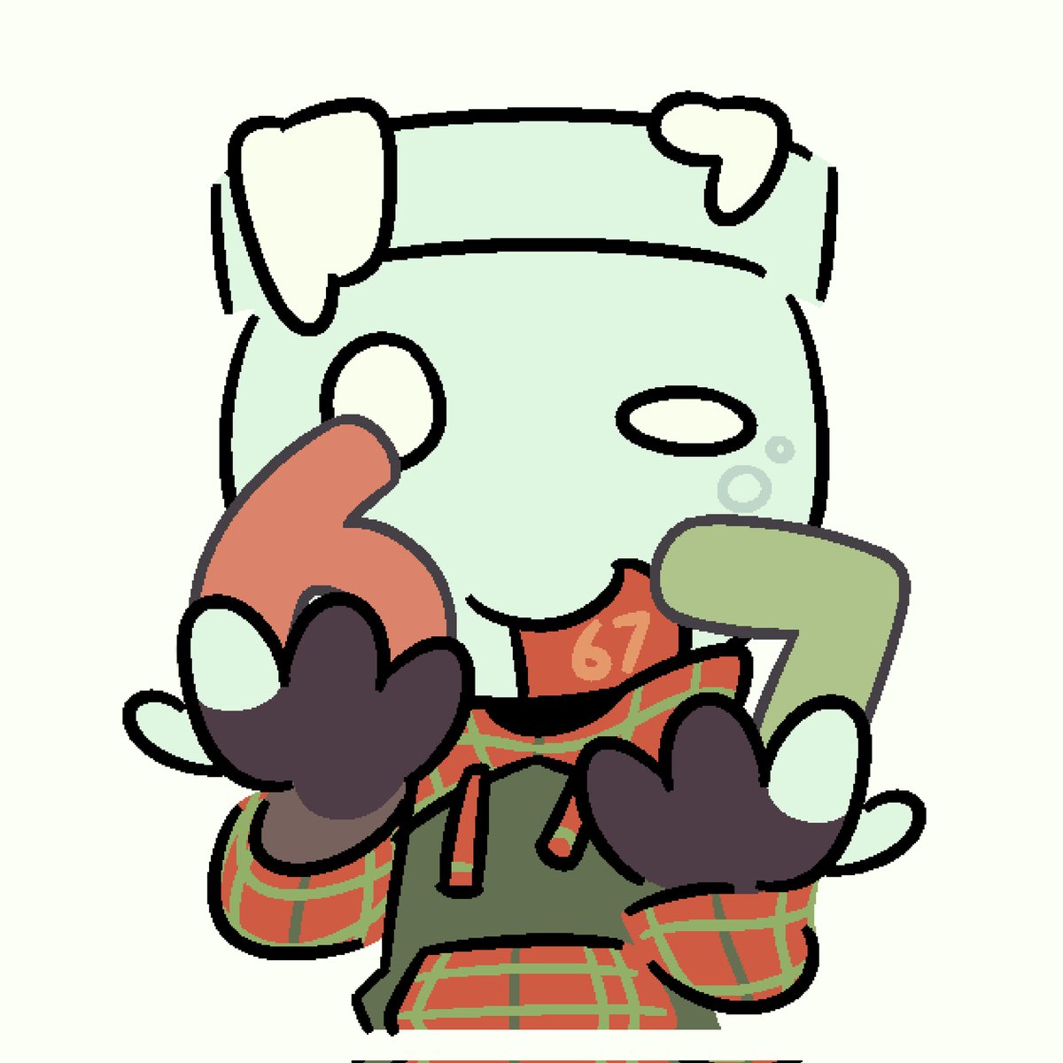 Gentlelight_TS's tweet photo. DAY 6
I got too busy playing games with my friends and completely forgot about everything!
So DAY 6 gets a Finn holding a 67😸
#Dandysworld #Dandysworldfinn https://t.co/bgswiys06U