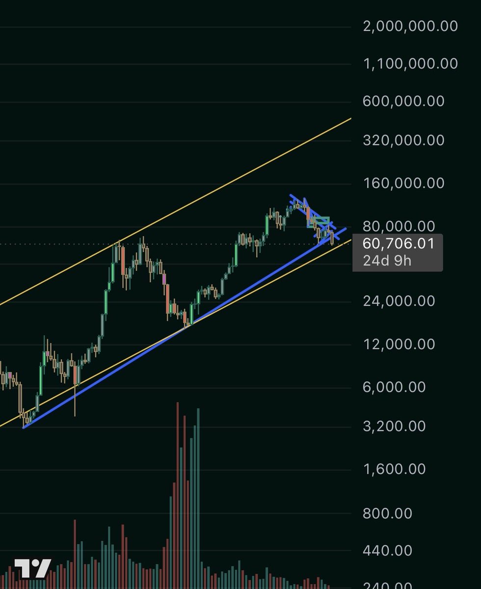 EEEEE755's tweet photo. @PeterSchiff Brother have you heard of the logerithmic chart???? Its almost time to buy https://t.co/sdrT4OLxIA
