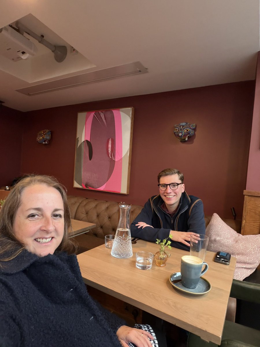 LucyTrims's tweet photo. Lovely to have a catch up with @TomPower_ in the Prickly Pear in Bruton this lunchtime. 

There’s so much happening at the moment it’s really helpful to share your thoughts and get ideas. 

Even though Tom and I will be standing in separate wards we’ll still work closely together because it’s such a good habit and so important for that feeling of support!