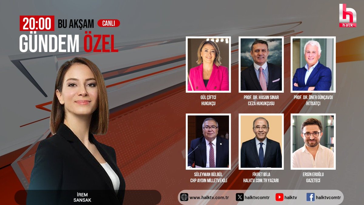 halktvcomtr's tweet photo. 📌Özgür Özel seçim turunda, "genel merkez" binada...

📌Salı CHP Grup Toplantısı'nda vekillere kim seslenecek?

📌Kilis Belediye Başkanı'nı da CHP'den "önceden tehdit" mi ayırdı?

📌Ekrem İmamoğlu'na yol işkencesi nasıl yapıldı?

📌Mehmet Şimşek yabancı yatırımcıyı neden güldürdü?

@gulciftci @hasansinar_  @ersineroglu_ @onerguncavdi @fikret_bila @avsbulbul 

@iremsansak ile #gündemözel bu akşam 20.00'de Halk TV'de.