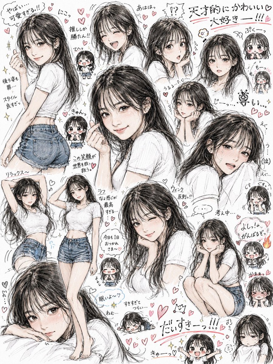 チャッピーに似顔絵を書いてもらった 可愛いにもほどがある