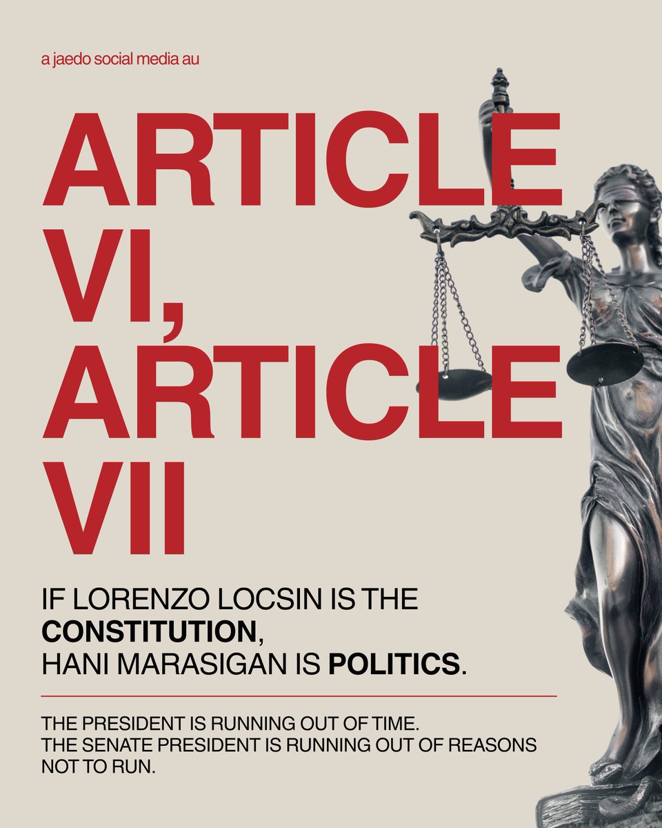 sapagpahiyom's tweet photo. article vi, article vii  ★ a jaedo au

president lorenzo avery locsin is the face of an administration nearing its end

sp haniel alejandro marasigan III is the future everyone keeps asking about

the country calls them rivals, they used to call each other friends(?) https://t.co/4BJx0Sfyd0
