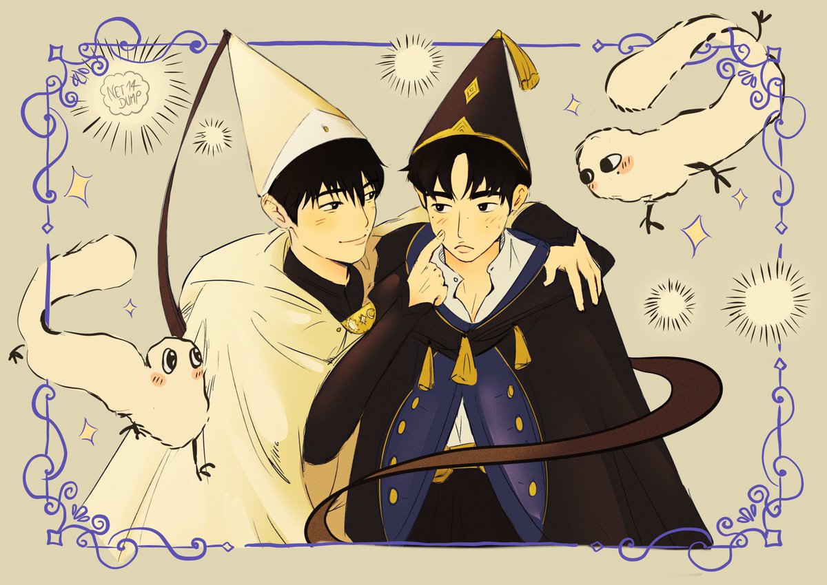 netdump14's tweet photo. bnb witch hat atelier AU 🪄 #빈늘 #늘빈 https://t.co/Lv82vGEw0r