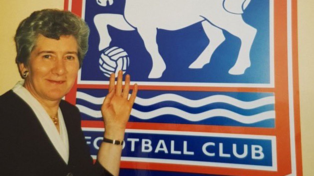 IpswichTown's tweet photo. 🎂 Wishing Town Hall of Famer Pat Godbold a happy 91st birthday from everyone at Ipswich Town! 💙 https://t.co/surzFxepE2