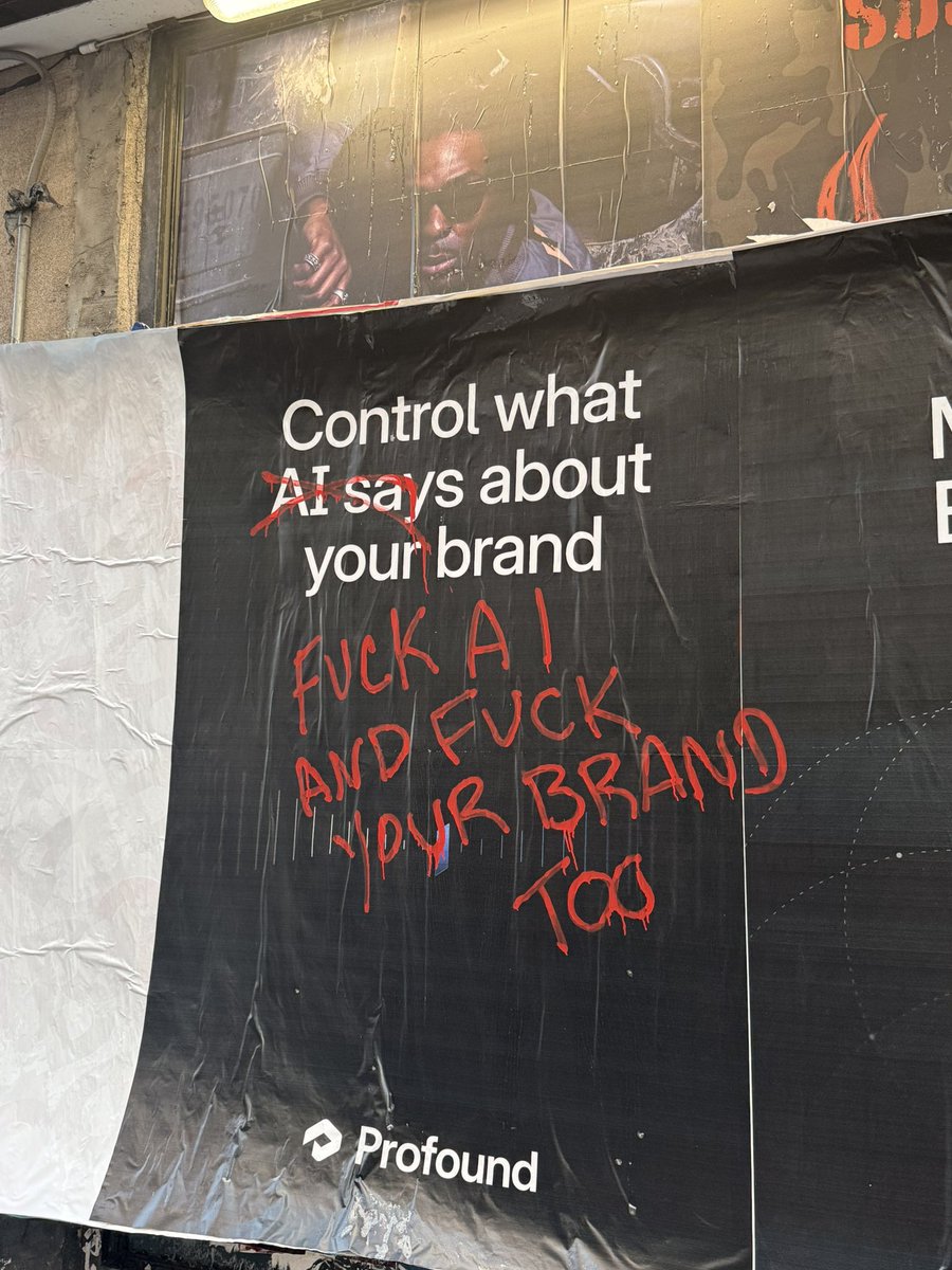 miwooyork's tweet photo. the reality of AI ads in nyc https://t.co/qlWMMidvEO