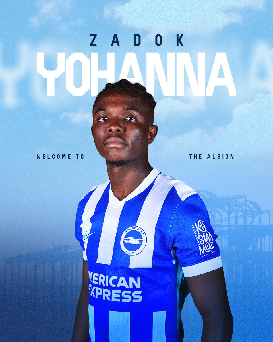 OfficialBHAFC's tweet photo. Brighton &amp; Hove Albion have agreed the signing of winger Zadok Yohanna from AIK Stockholm on a five-year contract until June 2031 for undisclosed terms. ✍️