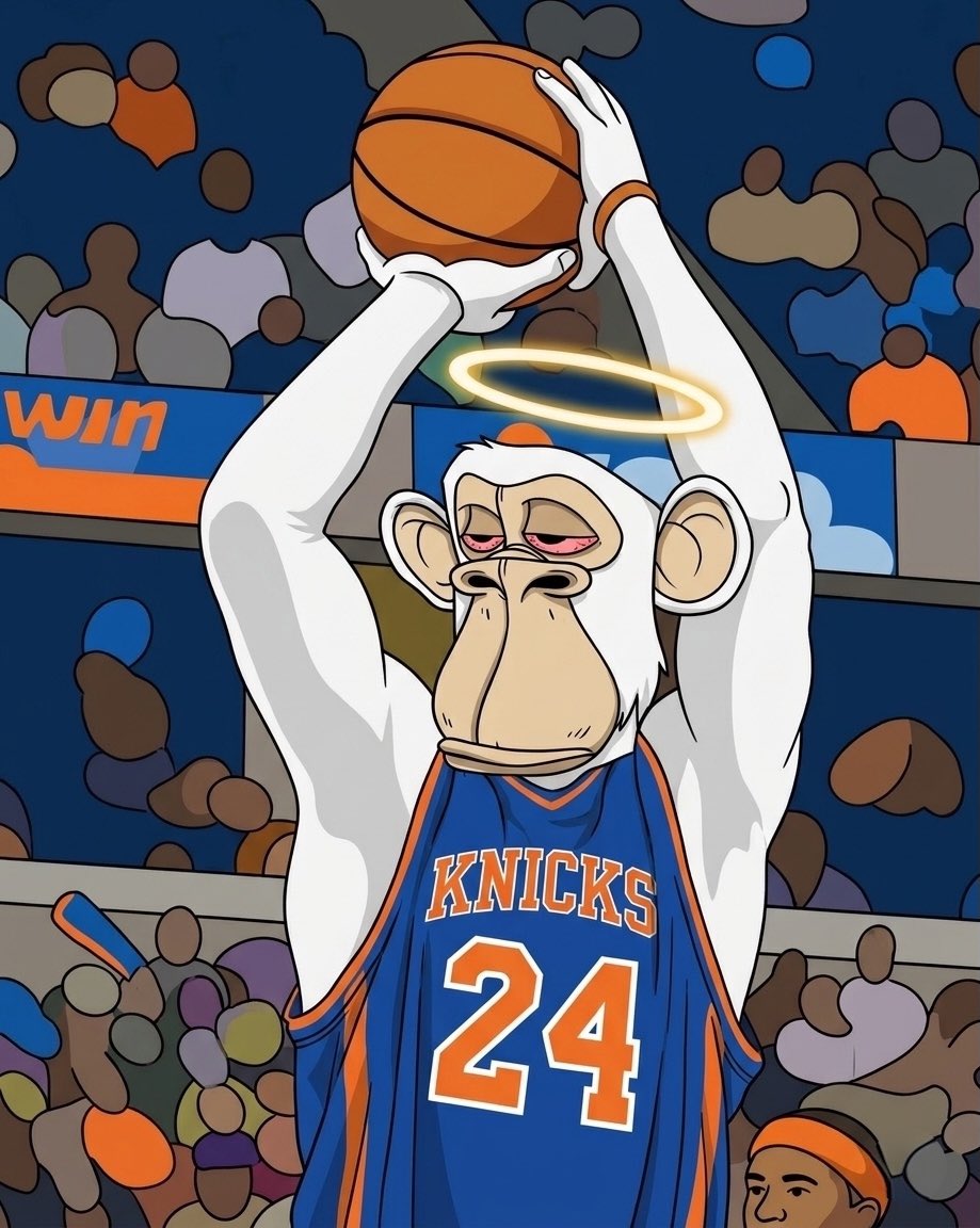 AntiqueNft's tweet photo. This one for the Knicks 🔥

$GoodApe 

CQ2EbJvYuGHSgB3NbJV4edjk6ph5YV8QZ9Y4Cx4apump https://t.co/WiB8TmbGCH