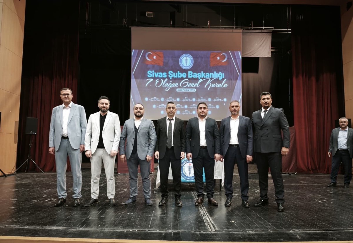 SSMahmutFaruk's tweet photo. Sivas Şubemizin 7. Olağan Genel Kurulu’nda Şube Başkanlığına seçilen Mehmet Kayalı başkanımızı ve yönetimini tebrik eder, muvaffakiyetler dilerim. https://t.co/JL22pMjPwz
