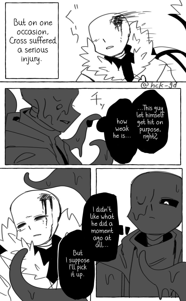 Seleneblack3193's tweet photo. Created by: @hck_gd 

English 

The story of how Cross lost his memory  ①

 #crossmare https://t.co/g5v5kxIyrS