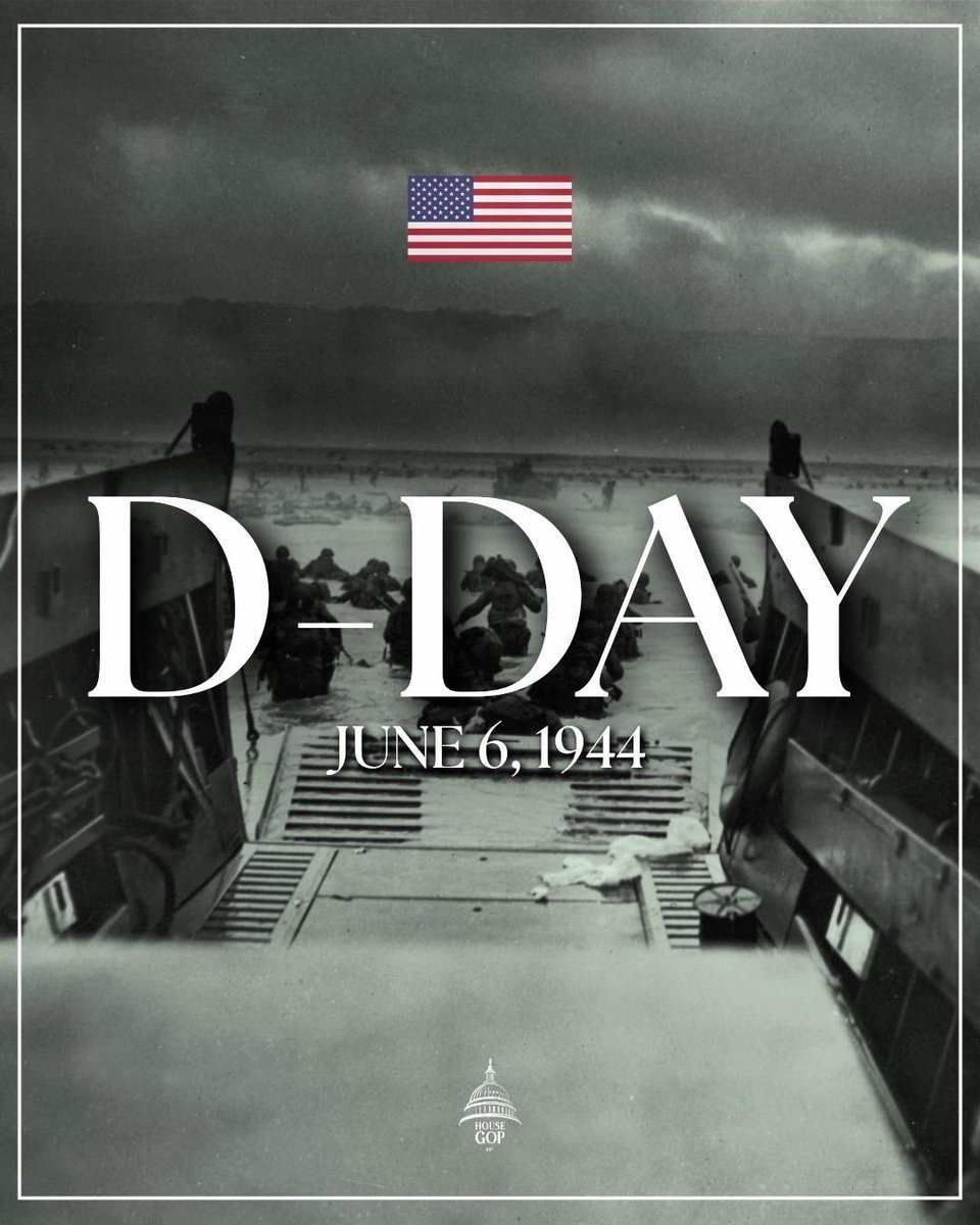 Robert_Aderholt's tweet photo. On June 6, 1944, thousands of American troops changed the course of history. 

Our brave American forces stormed the beaches of Normandy and showed the world what American strength looks like.

Their sacrifice will never be forgotten. https://t.co/PuP3O7f5Z7