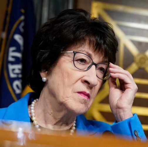 GOP__Ls's tweet photo. 🚨 Republican Susan Collins has been caught illegally hiding $395,000 in stock trades.

Some analysts say her trades show clear signs of insider trading. https://t.co/Y1e0eO0DVo