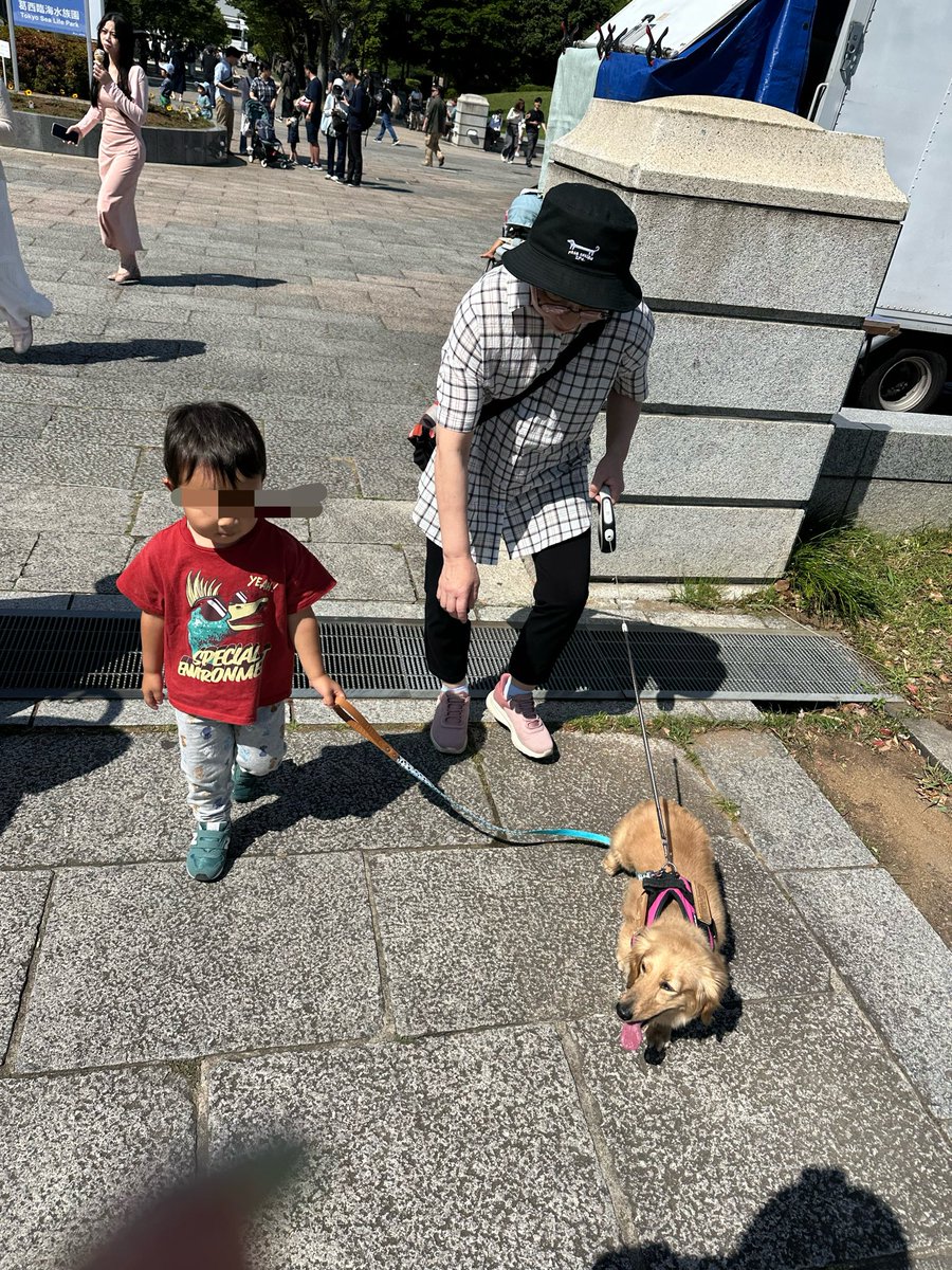 今日は葛西臨海公園でみんなでお散歩した🐾 甥っ子（3）がずっとここ